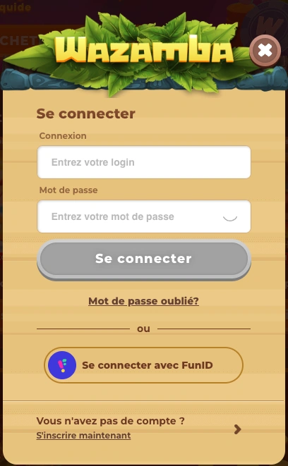 Connexion Wazamba Casino